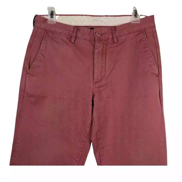 J.CREW Vintage Slim Straight Stretch Broken In Chino Pants Mens 29 Pink Preppy - Picture 2 of 9